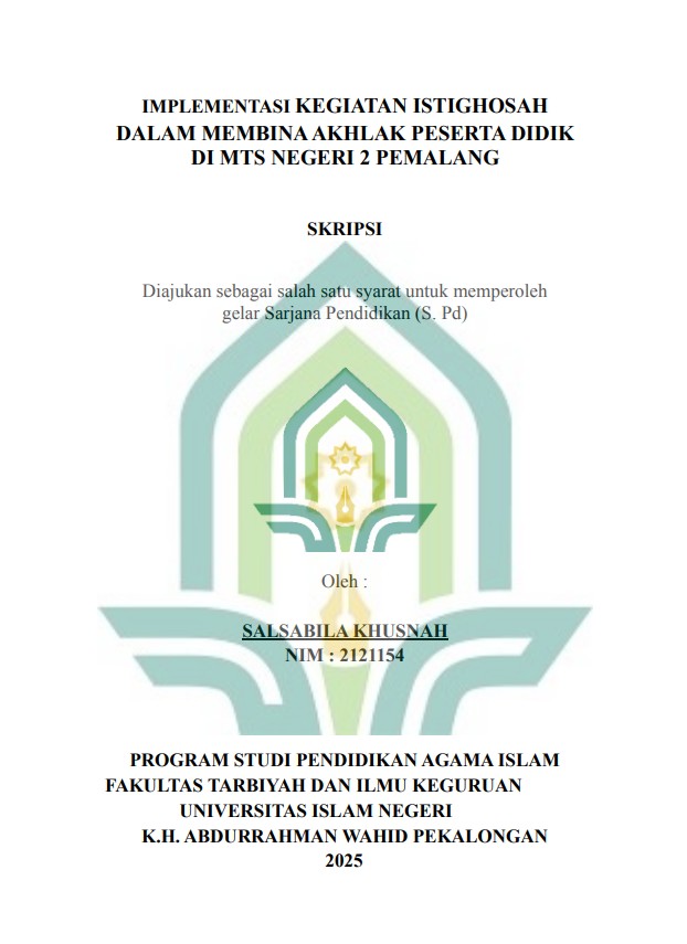 Image of Implementasi Kegiatan Istighosah Dalam Membina Akhlak Peserta Didik Di Mts Negeri 2 Pemalang