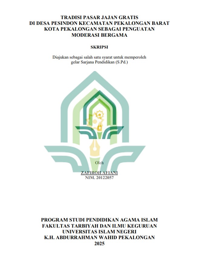 Image of Tradisi Pasar Jajan Gratis Di Desa Pesindon Kecamatan Pekalongan Barat Kota Pekalongan Sebagai Penguatan Moderasi Bergama