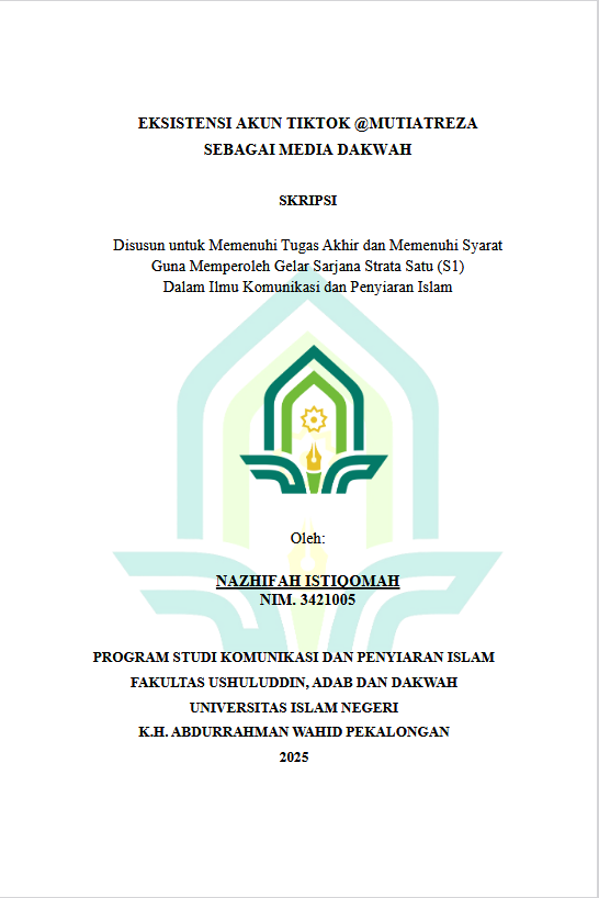Image of Eksistensi Akun Tiktok @Mutiatreza Sebagai Media Dakwah