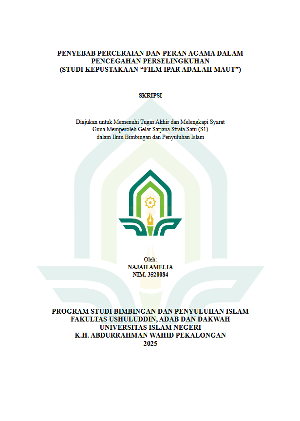 Image of Penyebab Perceraian Dan Peran Agama Dalam Pencegahan Perselingkuhan  (Studi Kepustakaan 