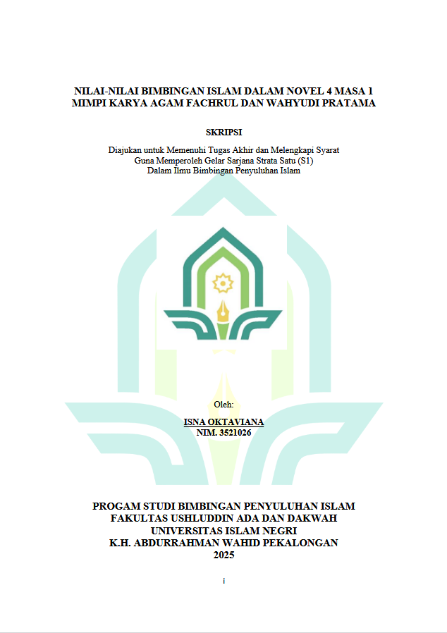 Image of Nilai-Nilai Bimbingan Islam Dalam Novel 4 Masa 1 Mimpi Karya Agam Fachrul Dan Wahyudi Pratama