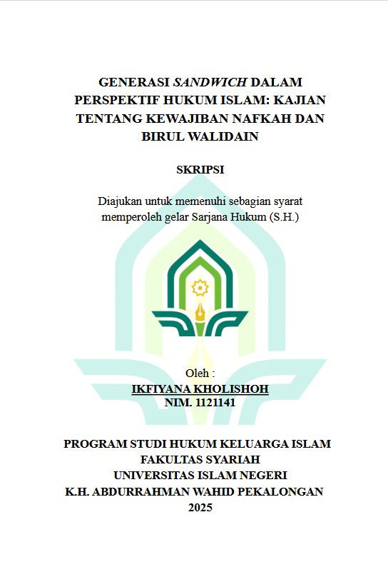 Image of Generasi Sandwich Dalam Perspektif Hukum Islam: Kajian Tentang Kewajiban Nafkah Dan Birul Walidain