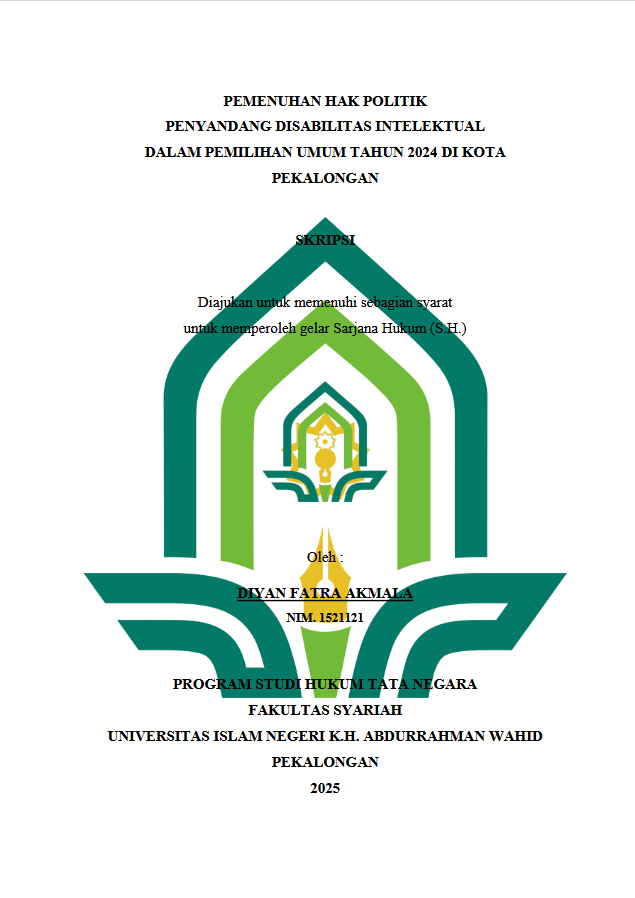 Image of Pemenuhan Hak Politik Penyandang Disabilitas Intelektual Dalam Pemilihan Umum Tahun 2024 Di Kota Pekalongan