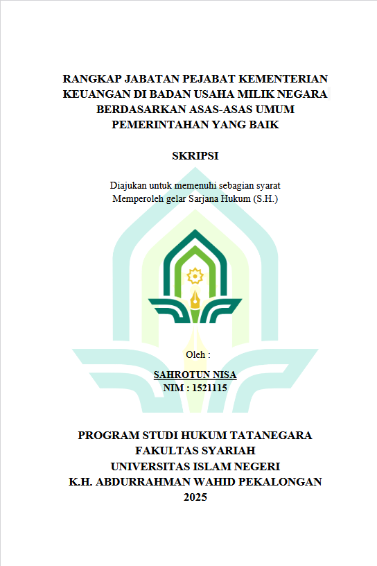 Image of Rangkap Jabatan Pejabat Kementerian Keuangan Di Badan Usaha Milik Negara Berdasarkan Asas-Asas Umum Pemerintahan Yang Baik