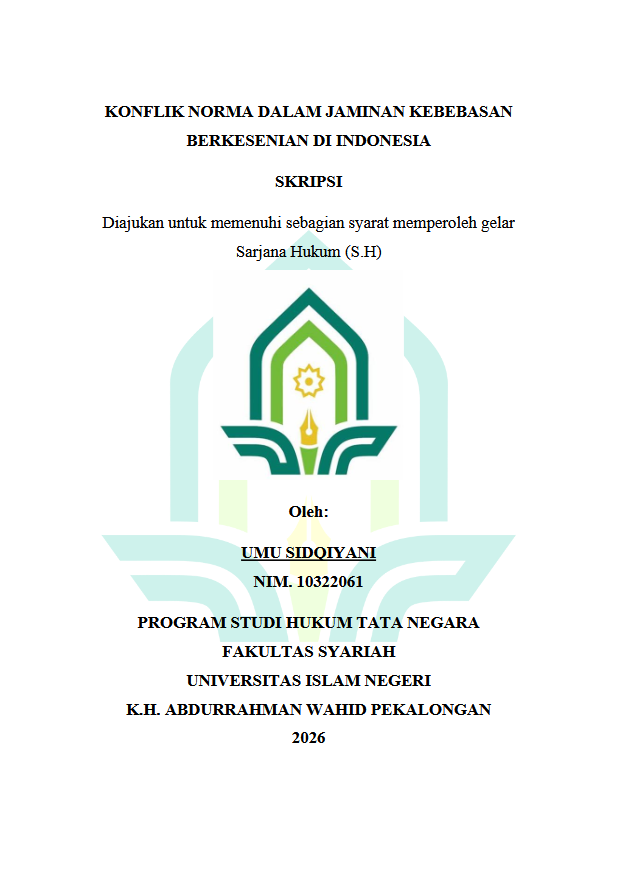 Image of Konflik Norma Dalam Jaminan Kebebasan Berkesenian Di Indonesia