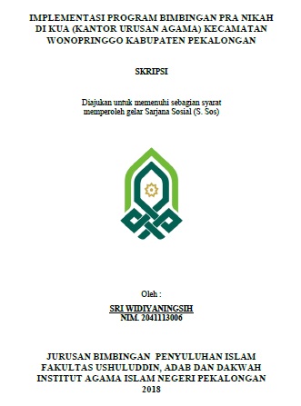 Image of Implementasi Program Bimbingan Pra Nikah Di KUA (Kantor Urusan Agama) Kecamatan Wonopringgo Kabupaten Pekalongan