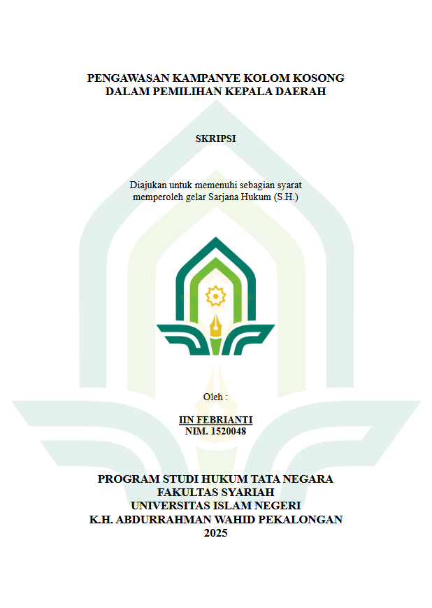 Image of Pengawasan Kampanye Kolom Kosong Dalam Pemilihan Kepala Daerah