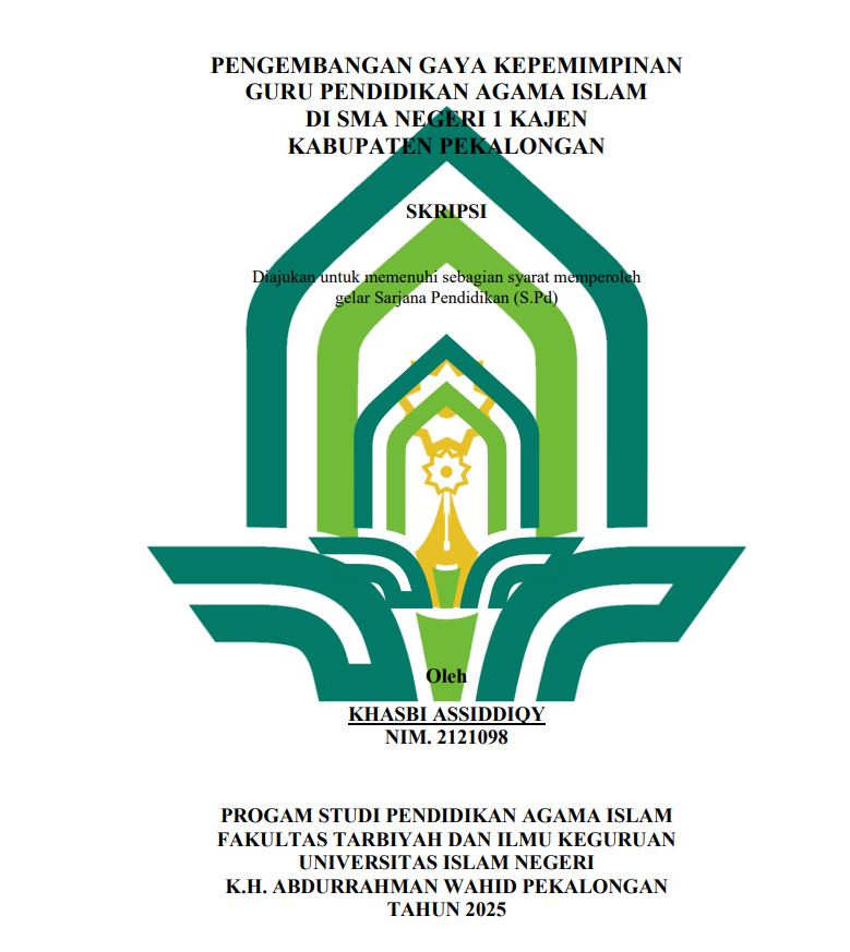 Image of Pengembangan Gaya Kepemimpinan Guru Pendidikan Agama Islam di SMK Negeri 1 Kajen Kabupaten Pekalongan