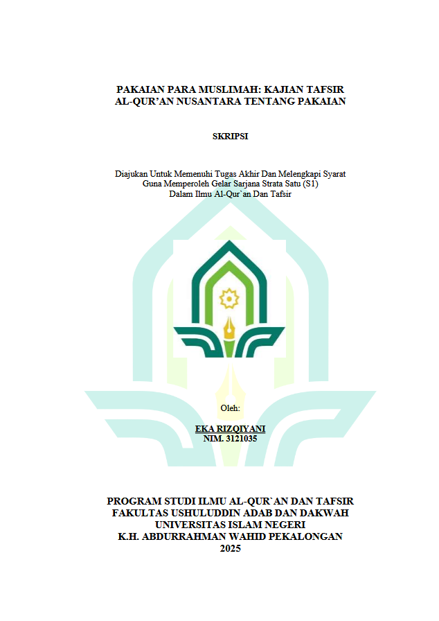 Image of Pakaian Para Muslimah: Kajian Tafsir Al-Qur'an Nusantara Tentang Pakaian