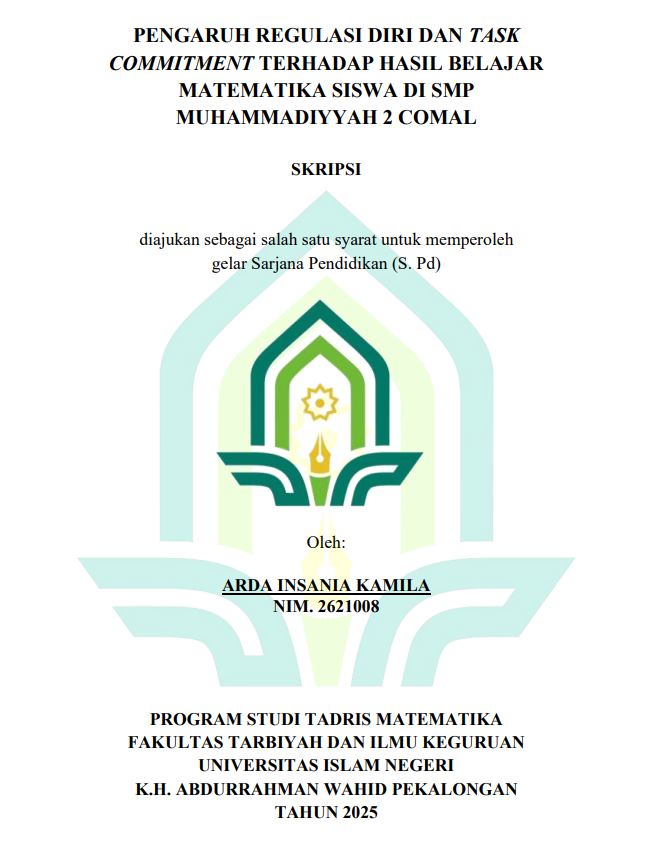 Image of Pengaruh Regulasi Diri Dan Task Commitment Terhadap Hasil Belajar Belajar Matematika Siswa Di SMP Muhammadiyah 2 Comal