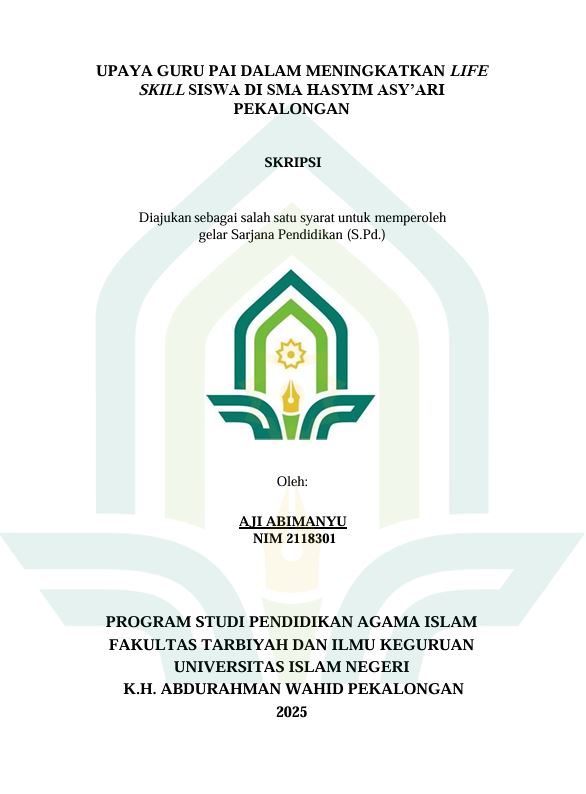 Image of Upaya Guru PAI Dalam Meningkatkan Life Skill Siswa Di SMA Hasyim Asy'ari Pekalongan