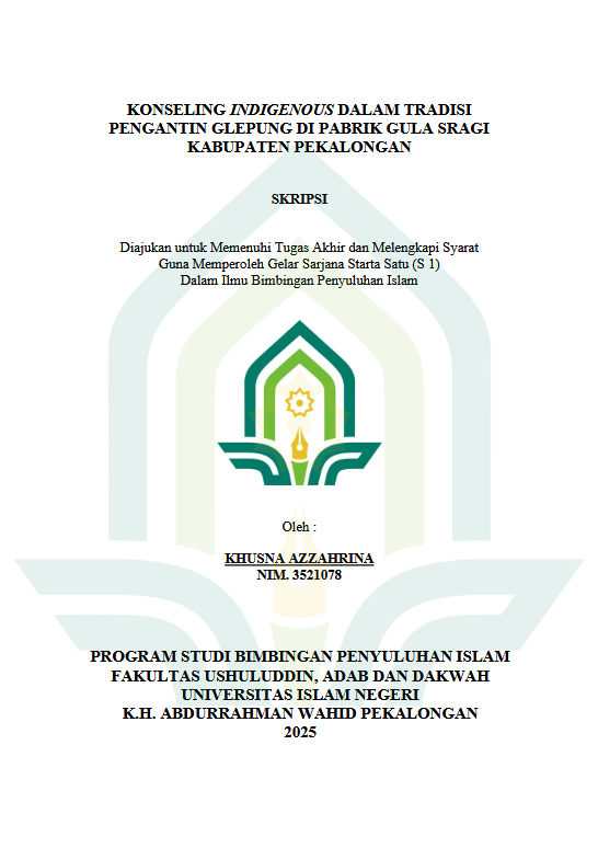 Image of ﻿Konseling Indigenous Dalam Tradisi Pengantin Glepung Di Pabrik Gula Sragi Kabupaten Pekalongan