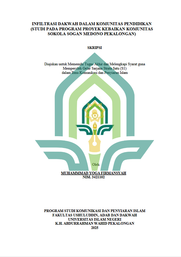 Image of Infiltrasi Dakwah Dalam Komunitas Pendidikan (Studi Pada Program Proyek Kebaikan Komunitas Sokola Sogan Medono Pekalongan)