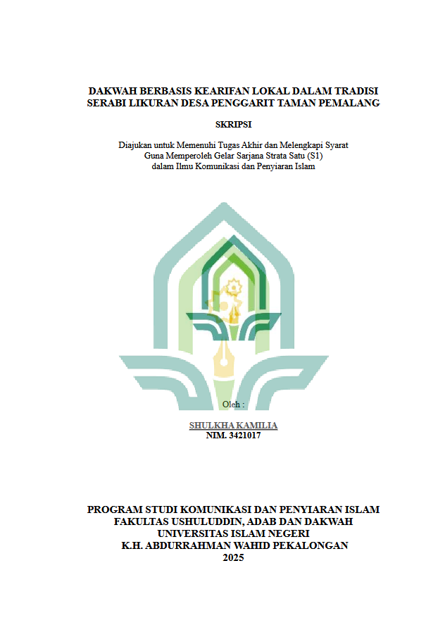 Image of Dakwah Berbasis Kearifan Lokal dalam Tradisi Serabi Likuran Desa Penggarit Taman Pemalang