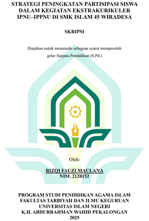 Image of Strategi Peningkatan Partisipasi Siswa Dalam Kegiatan Ekstrakurikuler IPNU-IPPNU Di SMK Islam 45 Wiradesa