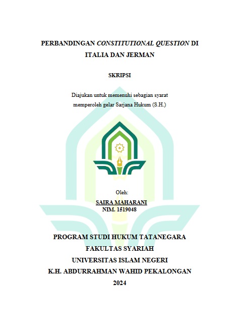 Image of Perbandingan Constitutional Question Di Italia Dan Jerman