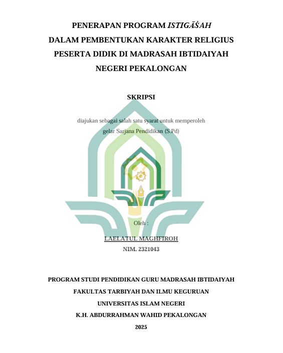 Image of Penerapan Program Istigasah Dalam Pembentukan Karakter Religius Peserta Didik Di Madrasah Ibtidaiyah Negeri Pekalongan