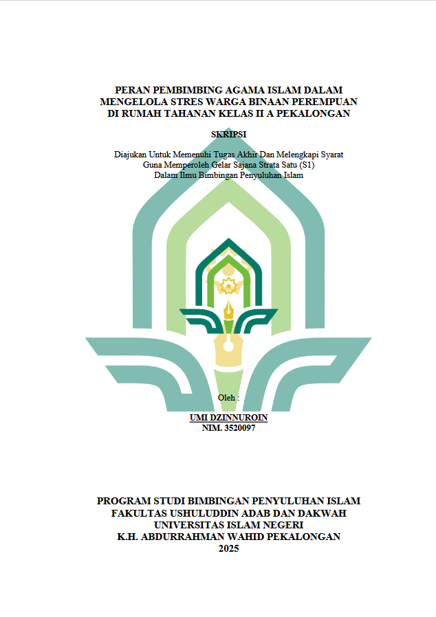 Image of Peran Pembimbing Agama Islam Dalam Mengelola Stres Warga Binaan Perempuan Di Rumah Tahanan Kelas II A Pekalongan