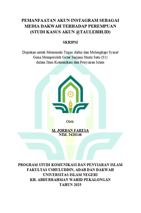 Image of Pemanfaatan Akun Instagram sebagai Media Dakwah terhadap Perempuan (Studi Kasus Akun @Taulebih.Id)