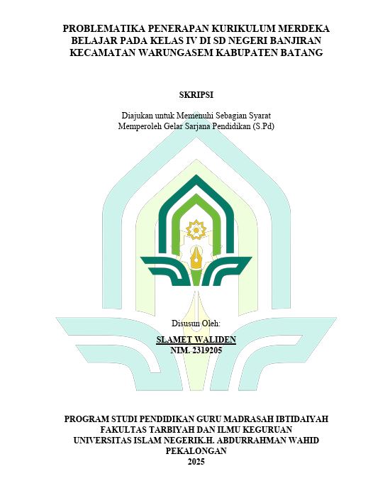 Image of Problematika Penerapan Kurikulum Merdeka Belajar Pada Kelas VI di SD Negeri Banjiran Kecamatan Warungasem Kabupaten Batang