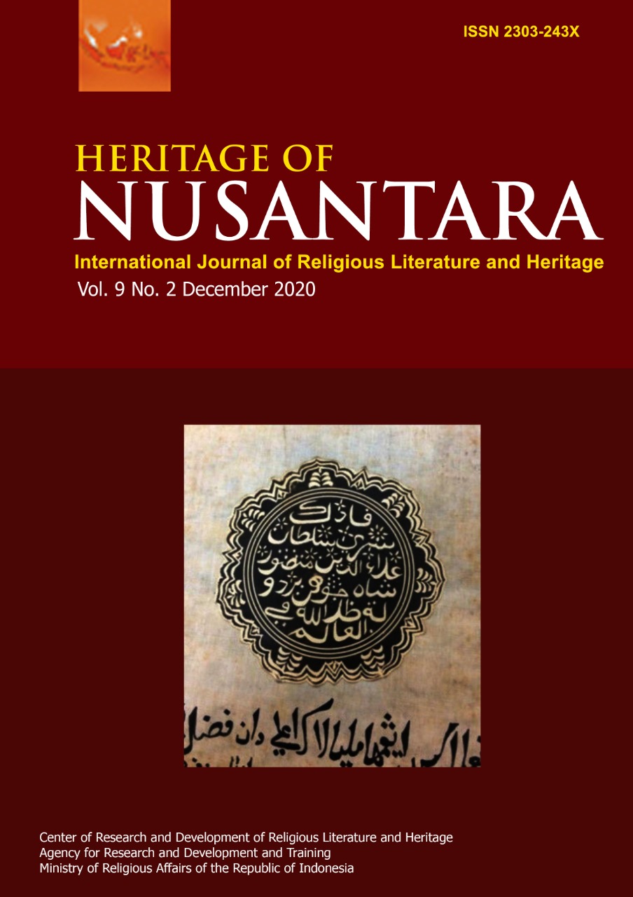 Image of Heritage of Nusantara : International Journal of Religious Literature and Heritage Vol. 9 No. 2 December 2020