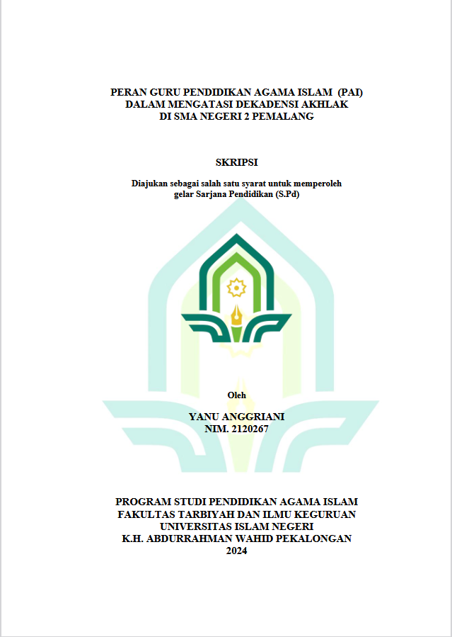 Image of Peran Guru Pendidikan Agama Islam (PAI) Dalam Mengatasi Dekadensi Akhlak Di SMA Negeri 2 Pemalang