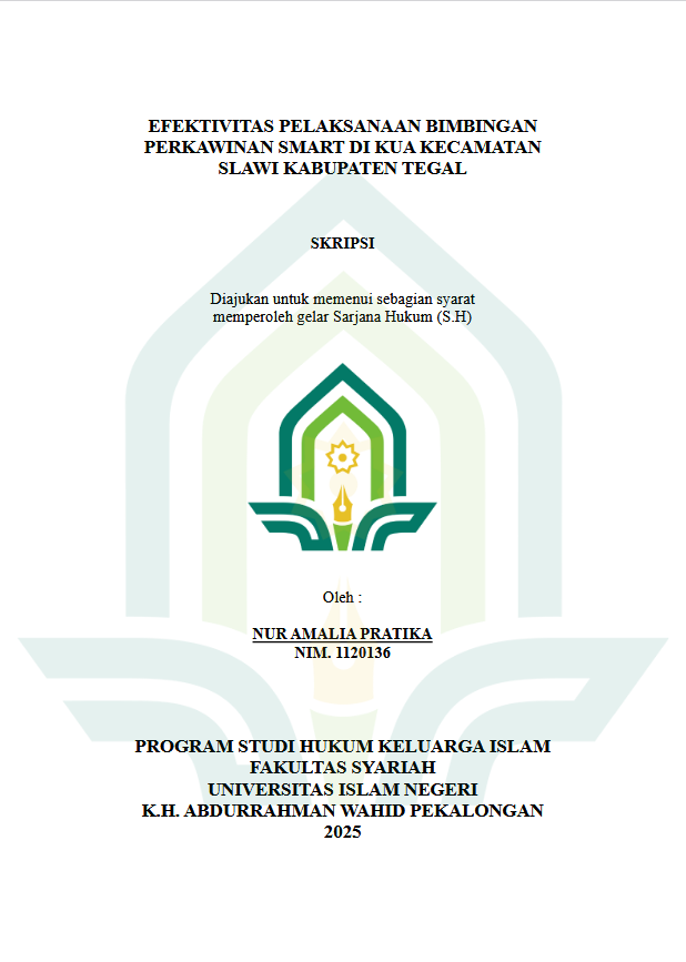 Image of Efektivitas Pelaksanaan Bimbingan Perkawinan Smart Di KUA Kecamatan Slawi Kabupaten Tegal